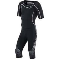 Orca 226 Kompress Race Winter Mens Tri Suit Black Reflective Pockets Triathlon