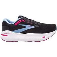 Brooks Ghost Max Womens Running Shoes Black Cushioned Comfort Sports Trainers