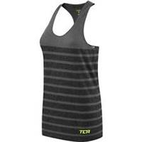 TCA QuickDry SuperKnit Womens Running Vest Grey Run Seamless Sleeveless Tank Top