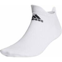 adidas Low Cut Running Socks White Womens Cushioned Arch Support Sports Training - UK 4.5 - 5.5 Regular