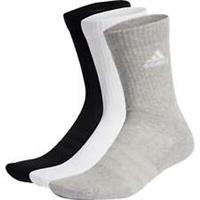 adidas Cushioned 3 Pack Crew Training Socks Mens Arch Support Gym Workout