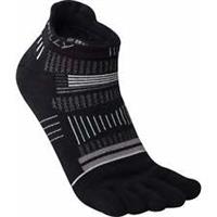 Hilly Toe Running Socklet Black Cushioned Sports Training Run Jogging Comfort