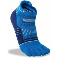 Hilly Toe Running Socklet Blue Cushioned Support Sports Training Run Jogging Gym