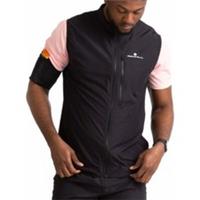 Ronhill Core Mens Running Gilet Black Run Breathable Reflective Water Resistant