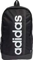 adidas Essentials Linear Backpack Black Gym Padded Zip Pocket Travel Bag Mens