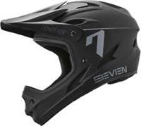 7iDP M1 Full Face Junior Cycling Helmet Black Kids Bike Ride Protection Cycle
