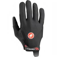 Castelli Arenberg Gel Full Finger Cycling Gloves Black Padded Road Gravel Bike