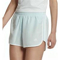 adidas Marathon 20 Womens Running Shorts Blue 4 Inch Lined Breathable Run Short