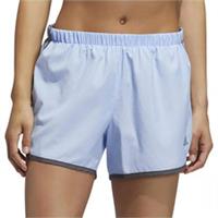 adidas Marathon 20 Womens Running Shorts Blue 3 Inch Lined Breathable Run Short