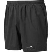 Ronhill Core Mens Running Shorts Black 5 Inch Lined Breathable Reflective Run