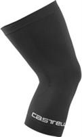 Castelli Pro Seamless Cycling Knee Warmers Black Leg Sleeves Bike Breathable - S-M Regular