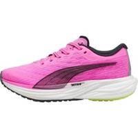 Puma Deviate Nitro 2 Womens Running Shoes Pink Cushioned Carbon Sports Trainers
