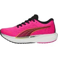 Puma Deviate Nitro 2 Womens Running Shoes Pink Cushioned Carbon Sports Trainers