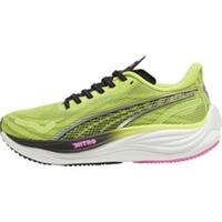 Puma Velocity Nitro 3 Womens Running Shoes Green Cushioned Comfort Run Trainers