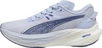 Puma Deviate Nitro 3 Womens Running Shoes Blue Cushioned Carbon Sports Trainers