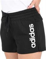 adidas Essentials Slim Logo Womens Training Shorts Black Gym Excerise Workout
