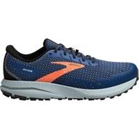 Brooks Divide 4 Mens Trail Running Shoes Navy Offroad Cushioned All-Terrain Run