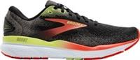 Brooks Ghost 16 WIDE FIT 2E Mens Running Shoes Black Cushioned Sports Trainers