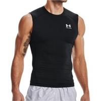 Under Armour HeatGear Armour Mens Sleeveless Compression Top - Black - M Regular