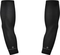 Ronhill Race Running Arm Sleeves Black Run Reflective Sports Training Jogging