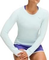 Puma Cloudspun Womens Running Top Blue Long Sleeve Run Moisture Wicking Jogging - XL Regular