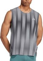 adidas Adizero Pro Mens Running Vest Grey Run Sleeveless Performance Tank Top