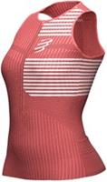 Compressport Tri Postural Womens Cycling Vest Pink Compression Run Tank Top - M Regular