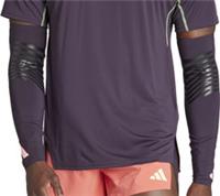adidas Adizero Control Running Arm Sleeves Purple Run Sports Training Jogging