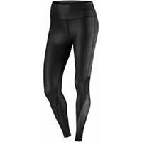 TCA Pro Performance MeshLuxe Womens Running Tights Black Run Sports Training Gym - L Regular