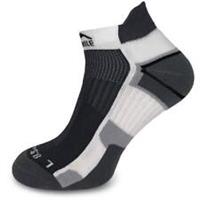 More Mile Miami Running Socks Black Mens Sports Training Run Breathable Jogging