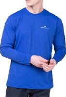 Ronhill Core Mens Running Top Blue Long Sleeve Run Lightweight Breathable Jersey - L Regular