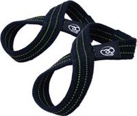 Fitness Mad Figure 8 Lifting Straps Black Strap Weightlifting