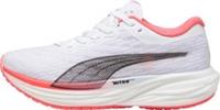 Puma Deviate Nitro 2 Womens Running Shoes White Cushioned Carbon Sports Trainers
