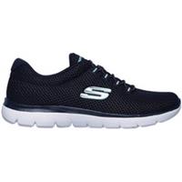 Skechers Summits Womens Training Shoes Navy Gym Workout Cushioned Trainers