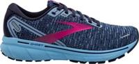 Brooks Ghost 14 Womens Running Shoes Blue Cushioned Comfort Sports Run Trainers