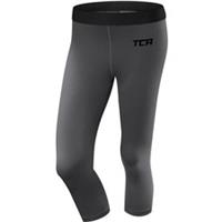 TCA Pro Performance Endurance Womens Running Tights Grey 3/4 Capri Compression - M Regular