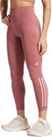 adidas DailyRun 3 Stripes Womens Running Tights Pink 7/8 Cropped Training Run - M Regular