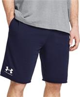 Under Armour Rival Terry Mens Training Shorts Blue Gym Excerise Workout Fitness - M Regular