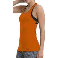 TCA Tech Racerback Womens Running Vest Orange Run Sleeveless Training Tank Top