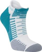 Hilly Active Socklet Running Socks White Cushioned Sports Training Run Jogging