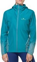 Ronhill Tech Reflect Womens Running Jacket Blue Hooded Run Lightweight Ladies - M Regular