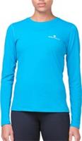 Ronhill Core Womens Running Top Blue Long Sleeve Run Lightweight Breathable - M Regular