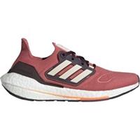 adidas Ultra Boost 22 Womens Running Shoes Red Cushioned Comfort Sports Trainers