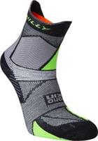 Hilly Marathon Fresh Anklet Running Socks Grey Cushioned Merino Wool Sports Run