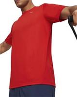 Puma Performance Mens Training Top Red Short Sleeve Gym Excerise Workout T-Shirt - L Regular