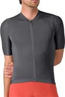 Castelli Espresso 2 Mens Cycling Jersey Grey Short Sleeve Compression Top - M Regular