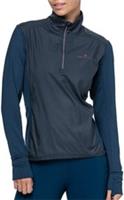 Ronhill Tech Wind-Block Womens Running Top Blue Long Sleeve Half Zip Thermal Run - S Regular