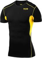 TCA HyperFusion Mens Compression Top Black Short Sleeve Running Run T-Shirt - M Regular
