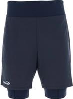 Inov8 Airlite Mens Running Shorts Black 2 In 1 Twin Short Run Breathable Sports