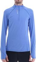 Inov8 Active Half-Zip Mens Running Top Blue Long Sleeve Base Layer Run Jogging - L Regular